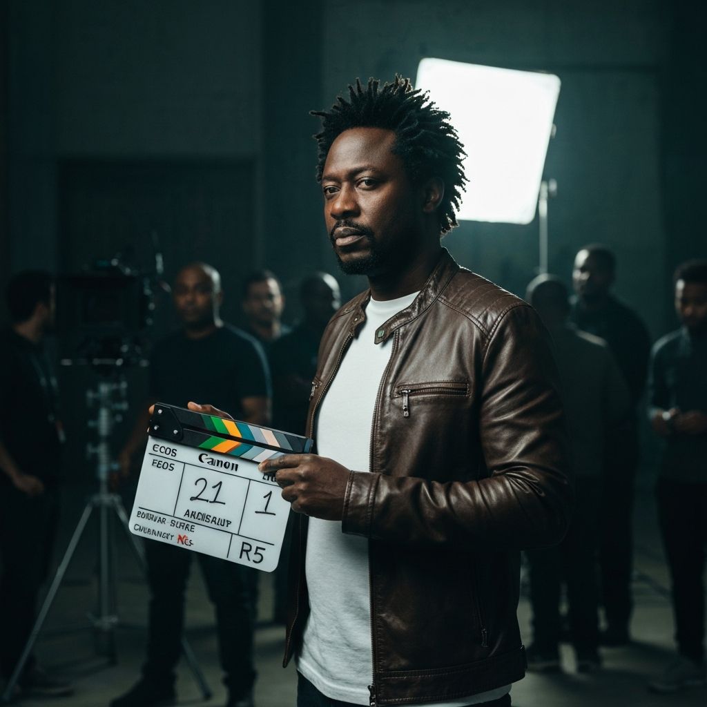 QBF film director on set